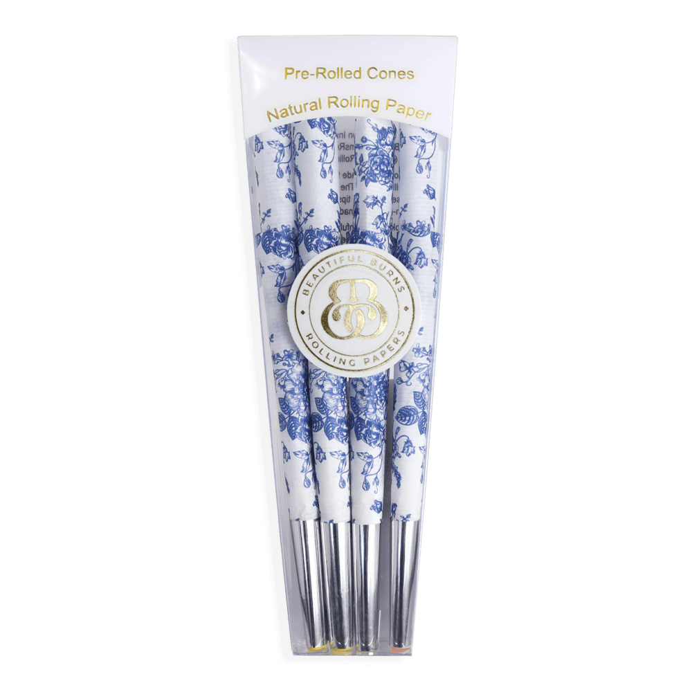 Beautiful Burns Rolling Papers China Blue 8 Pack