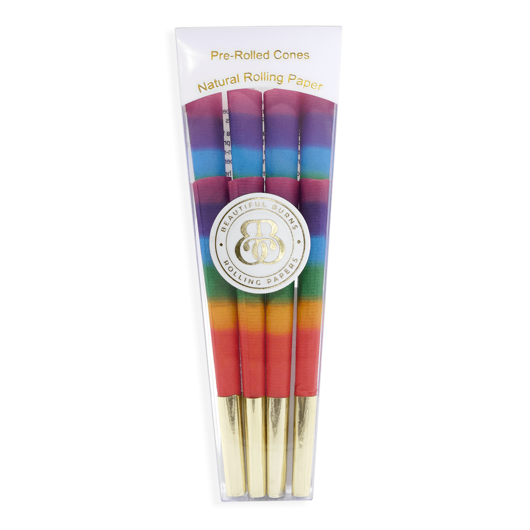 Beautiful Burns Rolling Papers Over the Rainbow 8 Pack