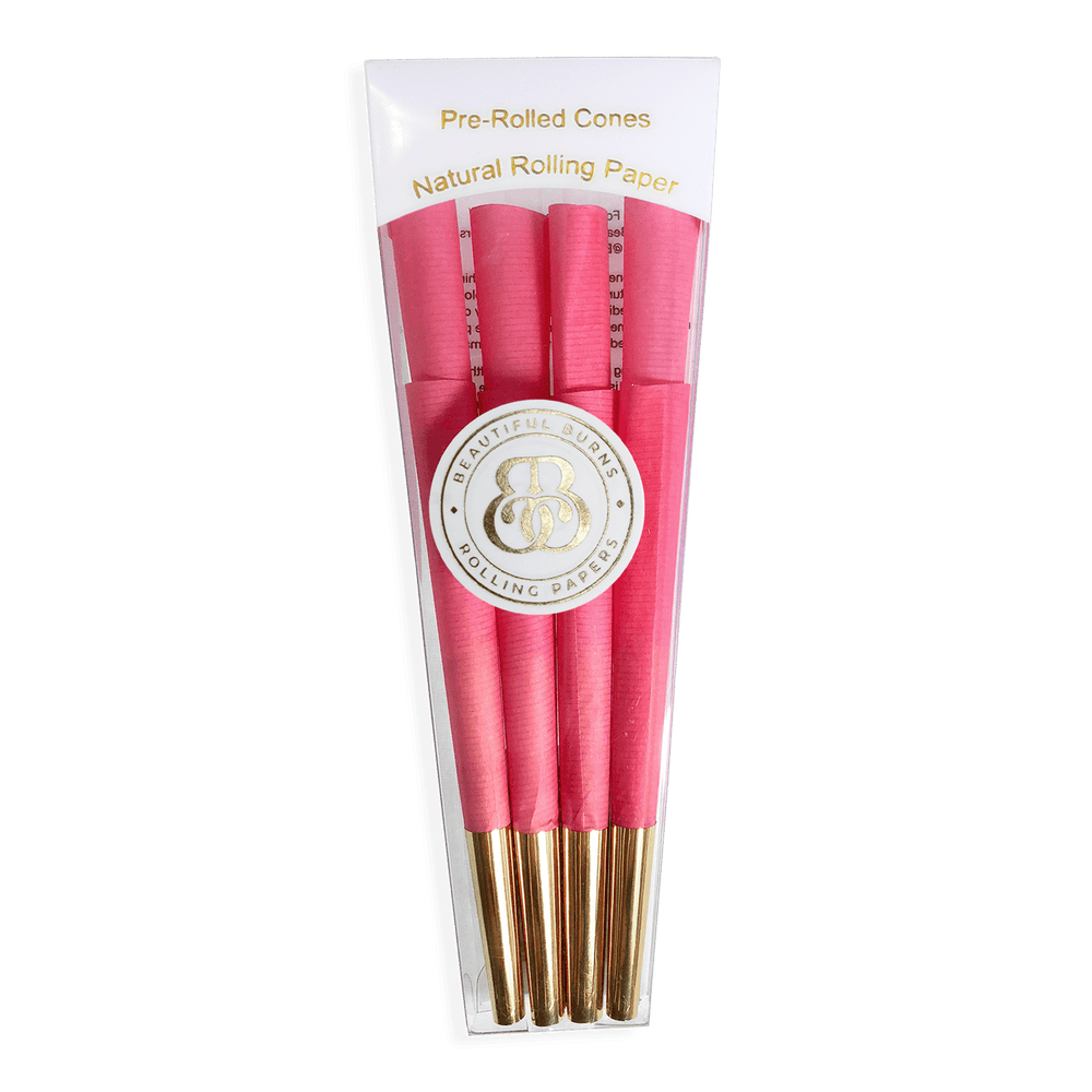 Beautiful Burns Rolling Papers Power Pink 8 Pack