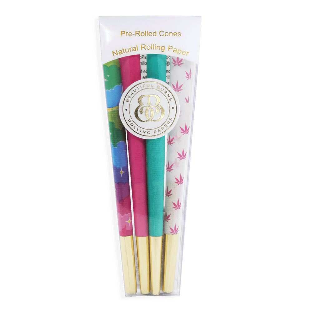 Beautiful Burns Rolling Papers Spring Garden 8 Pack